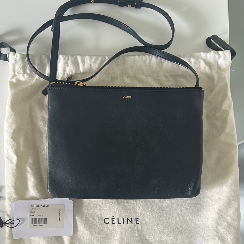Celine large Trio black